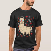 T-shirt Saint Valentin Llama Llama Saint Valentin Llama (Devant)