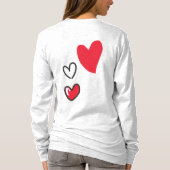 T-shirt Saint Valentin, Mlle vous (Dos)