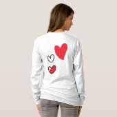 T-shirt Saint Valentin, Mlle vous (Dos entier)