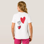 T-shirt Saint Valentin, Mlle vous (Dos entier)