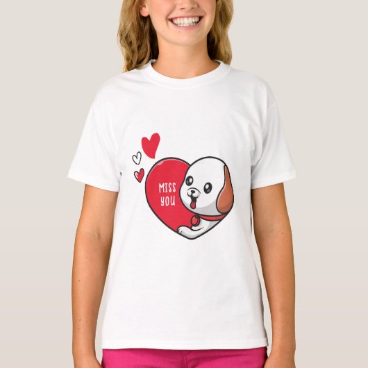 T-shirt Saint Valentin, Mlle vous (Devant)