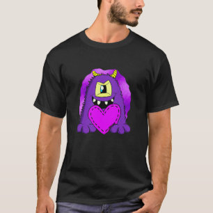 T-shirt Saint Valentin monstre des coeurs 17