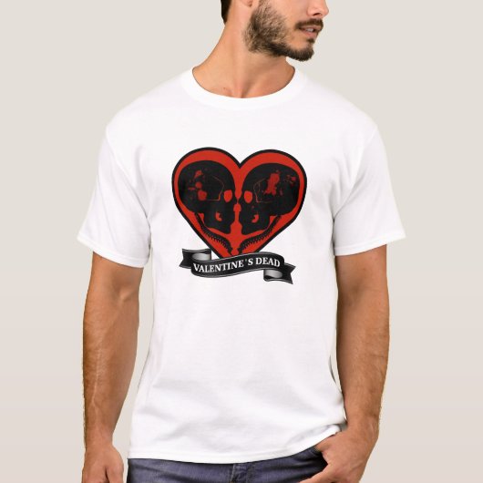 T-shirt Saint-Valentin (MORTE) (Devant)
