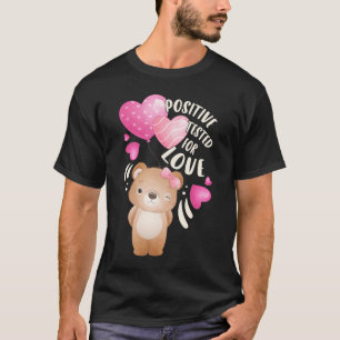T-shirt Saint Valentin ours fille avec coeur