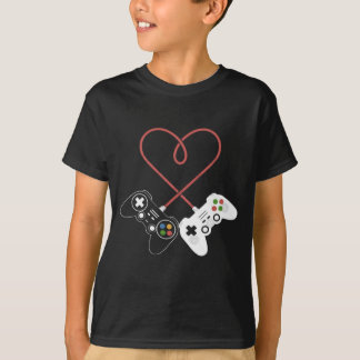 T-shirt Saint Valentin Plaisir du joueur : Inspiré du coeu