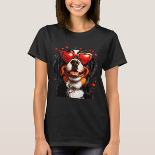 T-shirt Saint-Valentin pour amateur de chien bernois migno