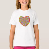 T-shirt Saint Valentin pour enfants (Devant)