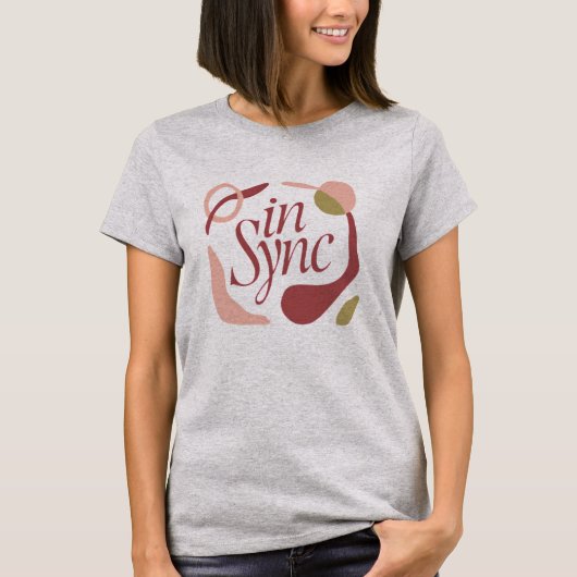 T-shirt Saint-Valentin pour femmes In Sync (Devant)