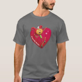 T-shirt Saint Valentin pour les baies (Devant)