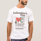 T-shirt Saint Valentin Sarcastique - Amour et argent (Devant)