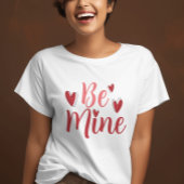 T-shirt Saint Valentin Soyez mien Coeurs rouges