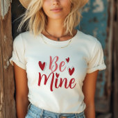 T-shirt Saint Valentin Soyez mien Coeurs rouges