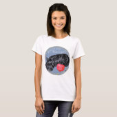 T-shirt Saint-Valentin Terrier Écossais (Devant entier)