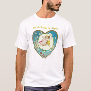 T-shirt Saint-Valentin victorien sur les anges des cadeaux