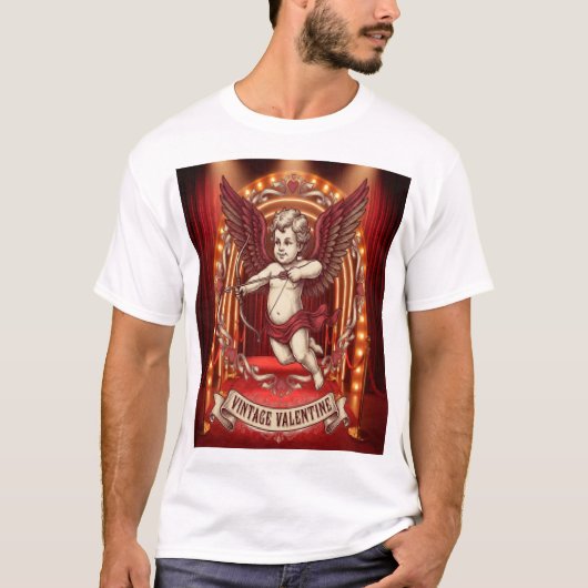 T-shirt Saint-Valentin vintage (Devant)