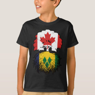 T-shirt Saint-Vincent-Vindan, racine canadienne de l'arbre