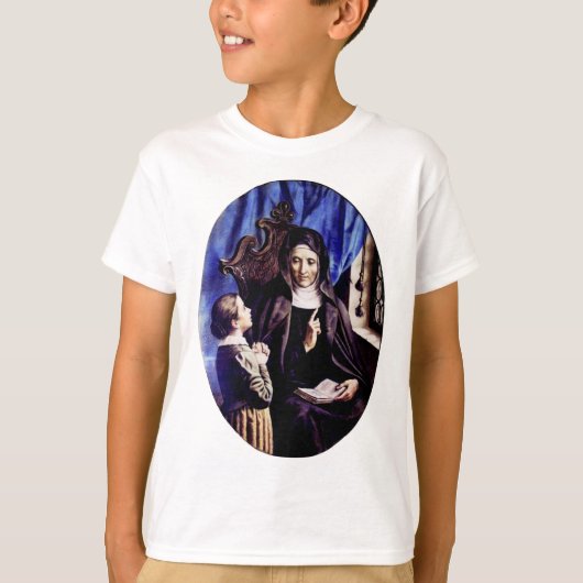 T-shirt Sainte Angela Merici Vierge et fondatrice (Devant)