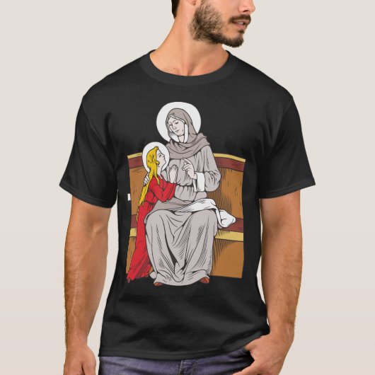T-shirt Sainte Anne. (Devant)