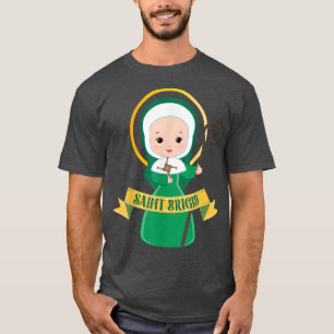 T-shirt Sainte Brigitte de Kildare Croix Irlande Irlandais