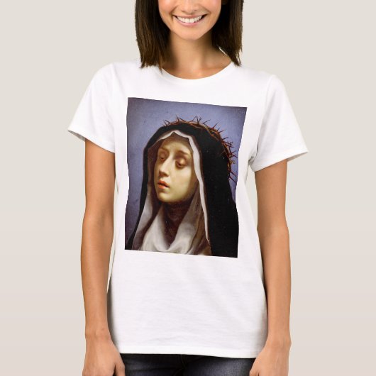 T-shirt Sainte Catherine de Sienne (Devant)