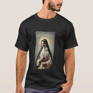 T-shirt Sainte Catherine de Sienne Confirmation catholique