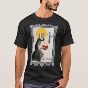 T-shirt Sainte Catherine De Sienne Pureté Catholique Fille