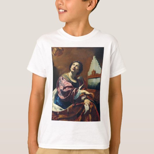 T-shirt Sainte Cécile Premium "Concert céleste" Impression (Devant)