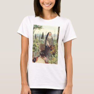 T-shirt Sainte Claire d'Assise : Patronne de la télévision