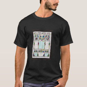 T-shirt Sainte foi catholique romaine Trinité et Bible