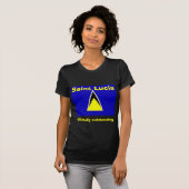 T-shirt Sainte-Lucie (Devant entier)