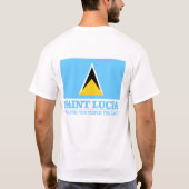 T-shirt Sainte-Lucie (Dos)