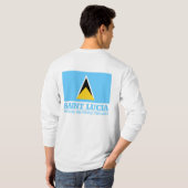 T-shirt Sainte-Lucie (Dos entier)