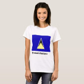T-shirt Sainte-Lucie (Devant entier)