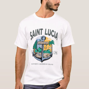 T-shirt Sainte-Lucie, Caraïbes orientales