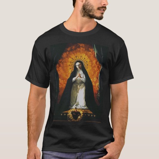 T-shirt Sainte Margaret Mary Alacoque (Devant)
