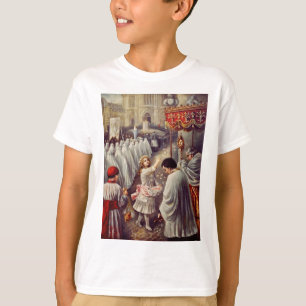 T-shirt Sainte Thérèse jetant des roses Corpus Domini Beau