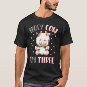T-shirt Sainte vache Je suis trois mignons animaux de ferm