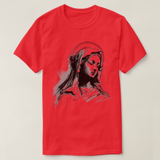 T-shirt Sainte Vierge Marie 2 (Design devant)