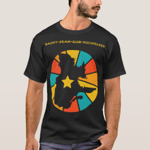 T-shirt SaintJeansurRichelieu Québec Canada Distre Vintage