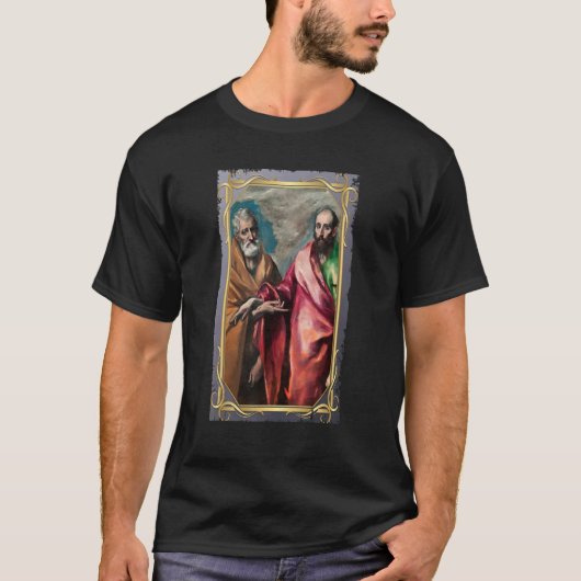 T-shirt Saints Pierre et Paul Les Clés de la fête catholiq (Devant)