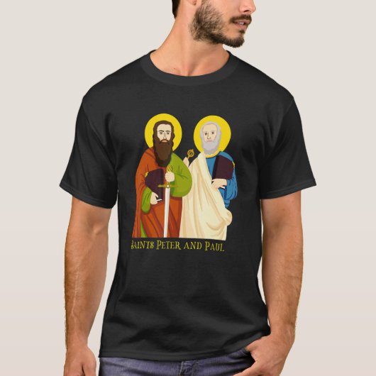 T-shirt Saints Pierre et Paul Les Clés de la fête catholiq (Devant)