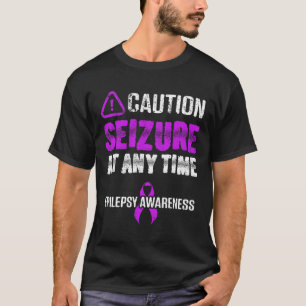 T-shirt Saisie de sensibilisation à l'épilepsie Guerrier é