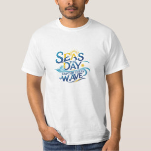 T-shirt Saisissez le Jour – Capturez Chaque Vague Aborda