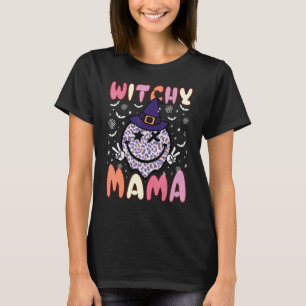 T-shirt Saison 20 de Halloween Ghost Witchy Mama Vibes Éff