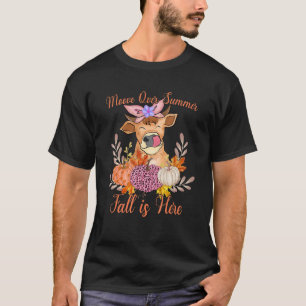 T-shirt Saison Automne Chute Jote Vache Dans Un Patch Citr