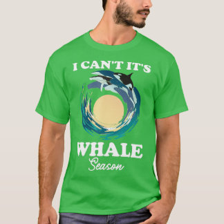 T-shirt Saison baleines drôle Whale Wacther