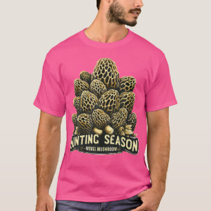 T-shirt Saison Chasse Morel Champignons Recherche