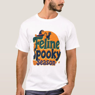 T-shirt Saison Chat Fantomatique