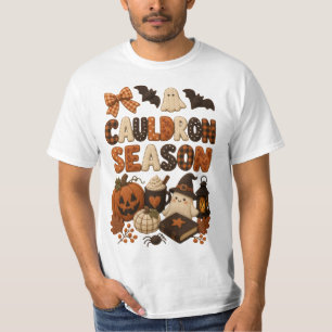 T-shirt Saison Chaudron Mignon Fantôme Halloween