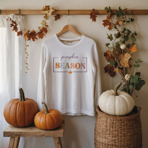 T-shirt saison citrouille